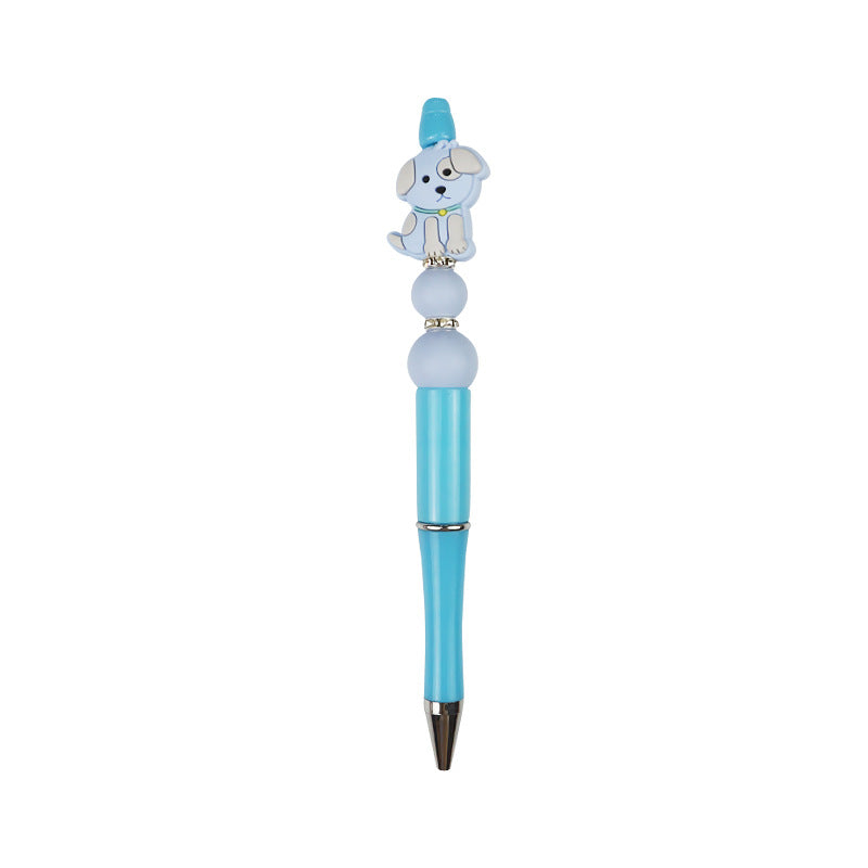 Wholesale 10pcs/pack DIY Handmade Cartoon Puppy Silicone Bead Pen